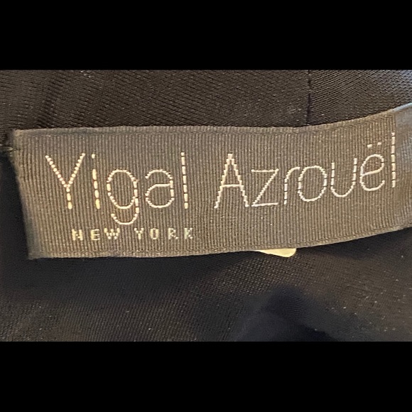 Yigal Azrouel black crepe dress size 8 - Picture 3 of 8